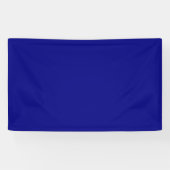 Navy Blue Solid Color Banner (Horizontal)