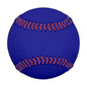 Navy Blue Solid Color Baseball (Rückseite)
