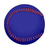 Navy Blue Solid Color Baseball (Vorderseite Links)