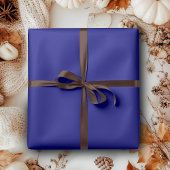 Navy Blue Solid Color | Classic | elegant Geschenkpapier