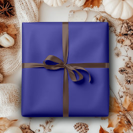 Navy Blue Solid Color | Classic | elegant Geschenkpapier