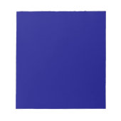 Navy Blue Solid Color | Classic | elegant Notizblock (Vorderseite)