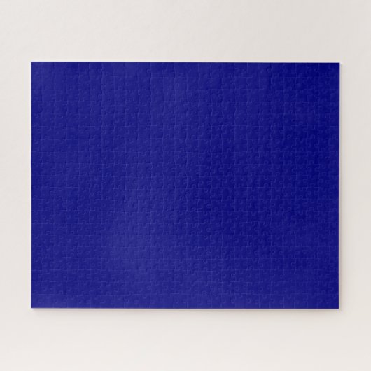 Navy Blue Solid Color | Classic | elegant Puzzle (Horizontal)