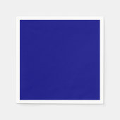 Navy Blue Solid Color | Classic | elegant Serviette (Vorderseite)