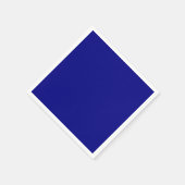 Navy Blue Solid Color | Classic | elegant Serviette (Ecke)