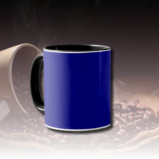 Navy Blue Solid Color | Classic | elegant Tasse