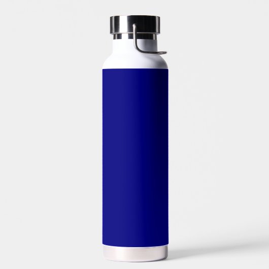 Navy Blue Solid Color | Classic | elegant Trinkflasche (Links)