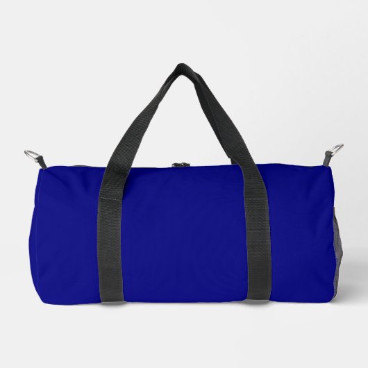 Navy Blue Solid Color Duffle Bag (Vorderseite)