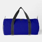 Navy Blue Solid Color Duffle Bag (Rückseite)