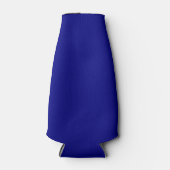 Navy Blue Solid Color Flaschenkühler (Vorderseite)