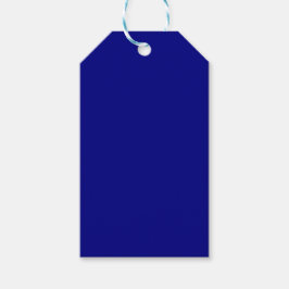 Navy Blue Solid Color Geschenkanhänger