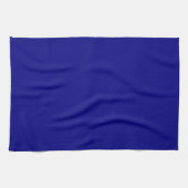 Navy Blue Solid Color Geschirrtuch (Horizontal)