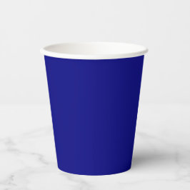Navy Blue Solid Color Pappbecher