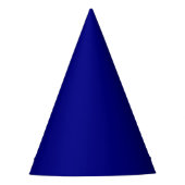 Navy Blue Solid Color Partyhütchen (Vorderseite)