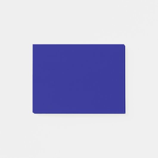 Navy Blue Solid Color Post-it Klebezettel (Vorderseite)