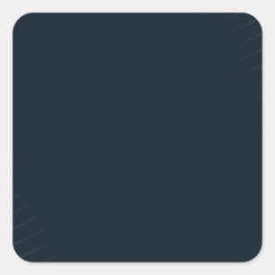 Navy Blue Solid Color Quadratischer Aufkleber