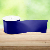 Navy Blue Solid Color Satinband