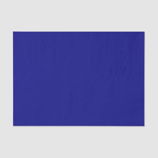 Navy Blue Solid Color Seidenpapier (Vorderseite)