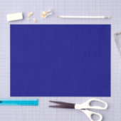 Navy Blue Solid Color Seidenpapier (Handwerk)