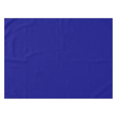Navy Blue Solid Color Tischdecke (Vorderseite (Horizontal))