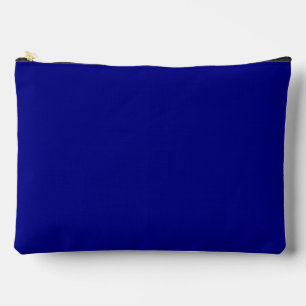 Navy Blue Solid Color Zubehörtasche