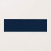 Navy Blue Special Einzigartige moderne Führungskra Visitenkarten (Innenseite Aufgefaltet)