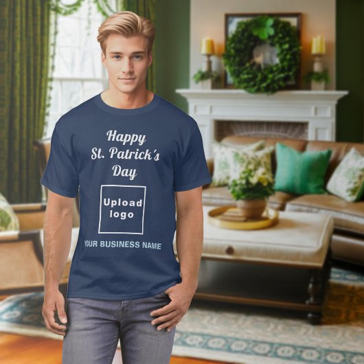 Navy Blue St. Patrick's Day Business T - Shirt