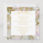 NAVY BLUE STAR GOLD WEDD LAYERED EINLADUNG (Rückseite)