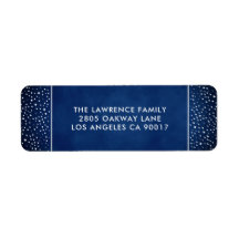 Navy Blue Stars Snow Weihnachtsfeiertagen