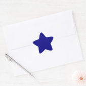 Navy Blue Stern-Aufkleber (Umschlag)