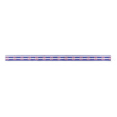 Navy Blue Stripes und Blush Pink Nautical Anchor Satinband (Vorderseite)