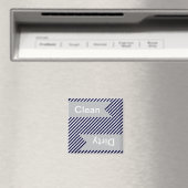 Navy Blue Striping Clean - Geschirrspülmagnete Magnet (In Situ (Geschirrspüler))