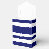 Navy Blue Striping Geschenkschachtel (Geöffnet)