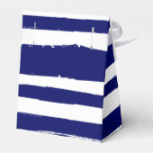 Navy Blue Striping Geschenkschachtel (Rückseite)