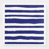 Navy Blue Striping Serviette (Vorderseite)