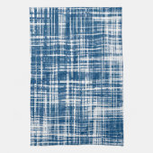 Navy Blue Stylipe Muster Geschirrtuch (Vertikal)