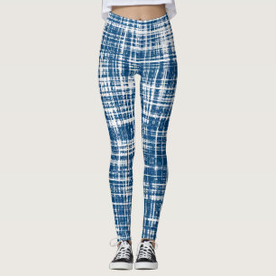 Navy Blue Stylipe Muster Leggings