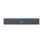 Navy blue sunflower wedding Invitation Belly Band (Flach)