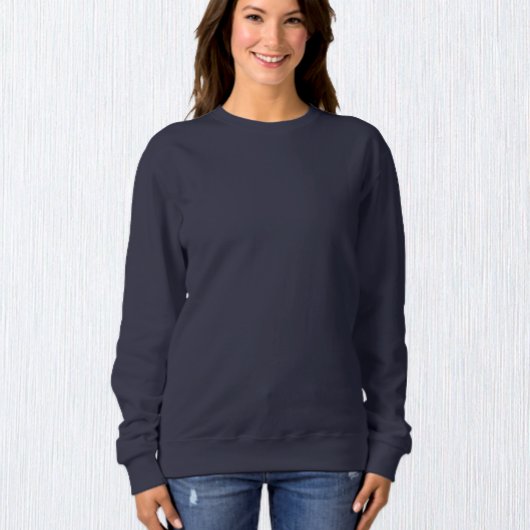 Navy Blue Sweatshirt / Anpassen