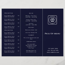 Navy Blue-Takeout-Logo | Restaurant Branding