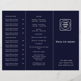 Navy Blue-Takeout-Logo | Restaurant Branding