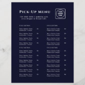 Navy Blue-Takeout-Logo | Restaurant Flyer (Vorne)