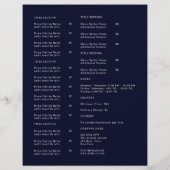 Navy Blue-Takeout-Logo | Restaurant Flyer (Hinten)