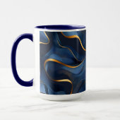 Navy-Blue-Tasse Tasse (Links)