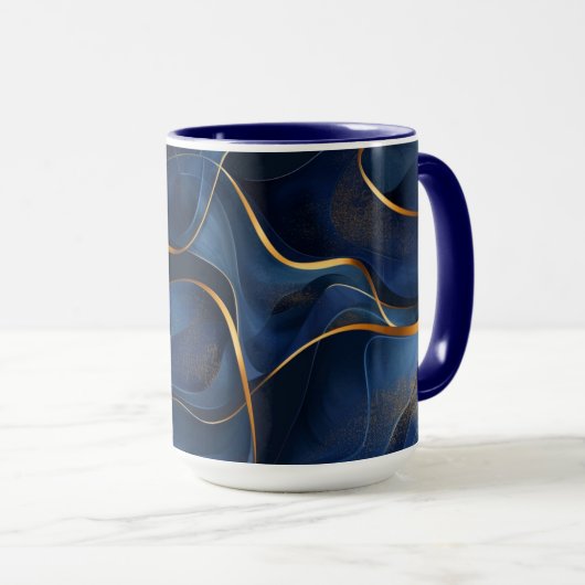 Navy-Blue-Tasse Tasse (VorderseiteRechts)