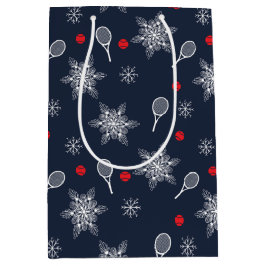 Navy Blue 💙 Tennis Weihnachten  Mittlere Geschenktüte