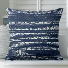 Navy Blue Throw Kissen