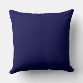 Navy Blue Ticking Strip Cushion Kissen (Rückseite)