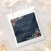 Navy Blue Tiny Wildblume Brautparty Fvor Bag Geschenktütchen (Ausgeschnitten)