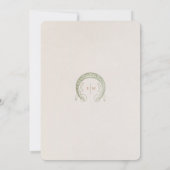 Navy Blue Tischnummer Vintage Jugendstil Hochzeit (Rückseite)